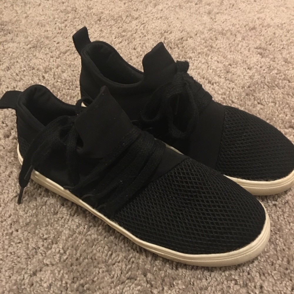 Black sneakers